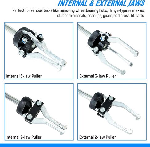 Slide Hammer Puller Set Front Wheel Hub Bearing Remover & Rear Wheel Axle Hub Dent Shaft Puller Tool Kit Slide Hammer in Kuwait