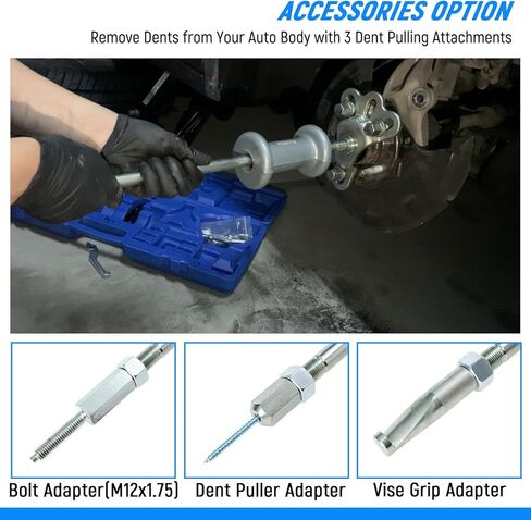 Slide Hammer Puller Set Front Wheel Hub Bearing Remover & Rear Wheel Axle Hub Dent Shaft Puller Tool Kit Slide Hammer in Kuwait