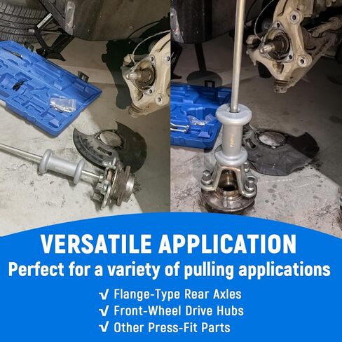 Slide Hammer Puller Set Front Wheel Hub Bearing Remover & Rear Wheel Axle Hub Dent Shaft Puller Tool Kit Slide Hammer in Kuwait