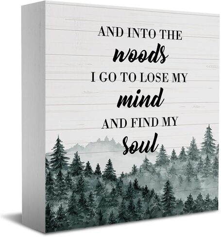 Funny Bathroom Sign Bathroom Decor Desk Decor Wooden Box Sign Rustic Wood Block Plaque Box Sign for Home Farmhouse Office Restroom Toilet Shelf Table Decoration It's Always a Full Moon in Here Sign in Kuwait