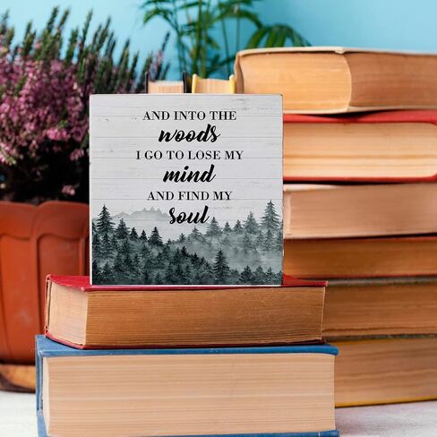 Funny Bathroom Sign Bathroom Decor Desk Decor Wooden Box Sign Rustic Wood Block Plaque Box Sign for Home Farmhouse Office Restroom Toilet Shelf Table Decoration It's Always a Full Moon in Here Sign in Kuwait