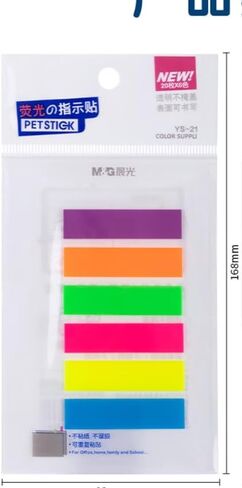 M&G 360 PCS Page Markers Index Sticky Tabs Book Tabs Bookmark Notes Small Pop Up Index Flag Tabs, Post Tabs Flags Stickers for Students Offices in Saudi Arabia