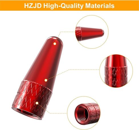 Bike Presta Valve Caps, red(2 Pack in Saudi Arabia