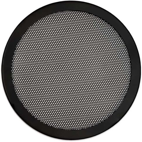 Goldwood Snap On 8" and 6.5" Subwoofer Grilles | Steel Mesh Speaker Protectors - Black in Kuwait