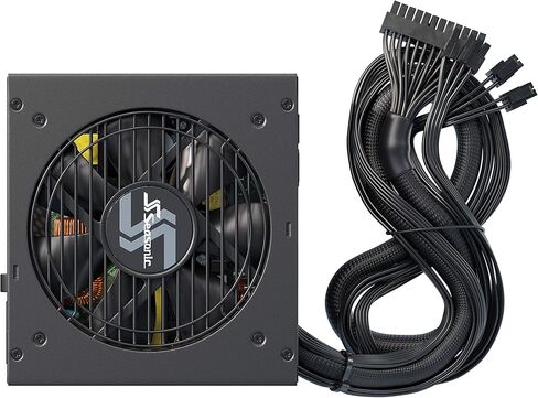 Seasonic FOCUS 550 Gold SSR-550FM 550W 80+ Gold ATX12V & EPS12V ضمان شبه معياري لمدة 7 سنوات مزود طاقة صغير بحجم 140 مم in Kuwait