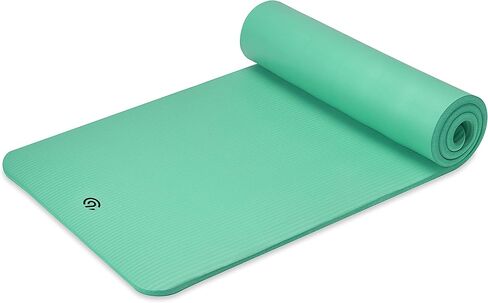 بساط التمارين C9 - بساط اليوغا بسمك 15 مم | سجادة تمرين للياقة البدنية واليوجا والبيلاتيس والتمدد والتمارين الأرضية للنساء والرجال| يتضمن حزام حمل in Kuwait