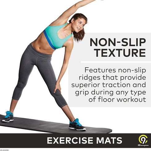 بساط التمارين C9 - بساط اليوغا بسمك 15 مم | سجادة تمرين للياقة البدنية واليوجا والبيلاتيس والتمدد والتمارين الأرضية للنساء والرجال| يتضمن حزام حمل in Kuwait