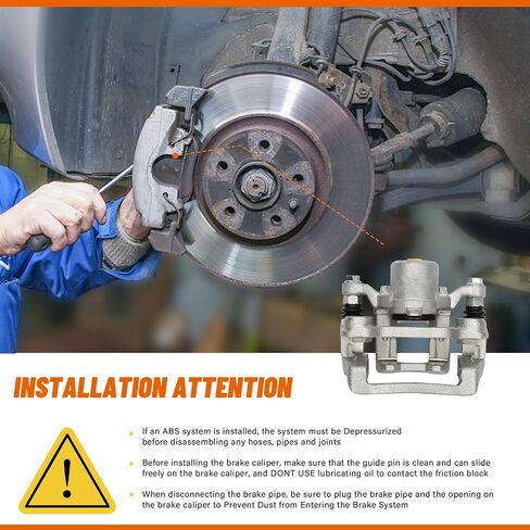 19B6456 Rear Right Disc Brake Caliper Fit For Hyundai Sonata, for Kia Optima 2011 2012 2013 2014 2015, Part Number 19-B6456 19-P6456 19-6456 SLB20470 SL20470 58311-3QA10 2.0L 2.4L L4 in Saudi Arabia