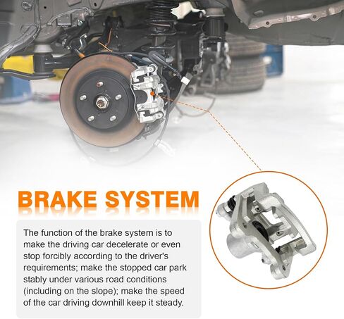 19B6456 Rear Right Disc Brake Caliper Fit For Hyundai Sonata, for Kia Optima 2011 2012 2013 2014 2015, Part Number 19-B6456 19-P6456 19-6456 SLB20470 SL20470 58311-3QA10 2.0L 2.4L L4 in Saudi Arabia