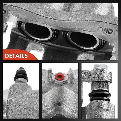 A-Premium Disc Brake Caliper Assembly with Bracket Compatible with Select Hyundai Models - Santa Fe 2007-2009/2013-2016, Santa Fe XL 2013-2016, V6 2.7L, V6 3.3L - Front Left Driver Side in Saudi Arabia