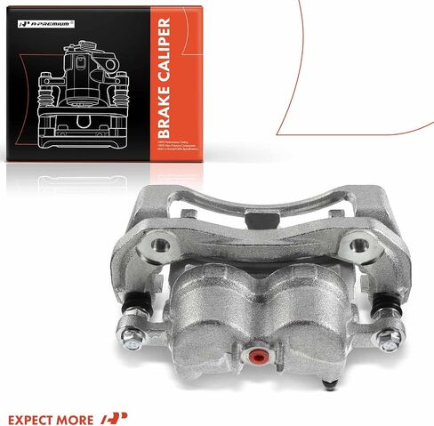 A-Premium Disc Brake Caliper Assembly with Bracket Compatible with Select Hyundai Models - Santa Fe 2007-2009/2013-2016, Santa Fe XL 2013-2016, V6 2.7L, V6 3.3L - Front Left Driver Side in Saudi Arabia