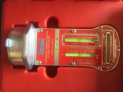 Metal Magnetic Camber Caster and King Pin Gauge (Red),Camber Caster Alignment Tool in Saudi Arabia