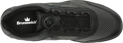 Brunswick Mens Fury Right Hand Wide Bowling Shoes - Black 9 W US in Kuwait