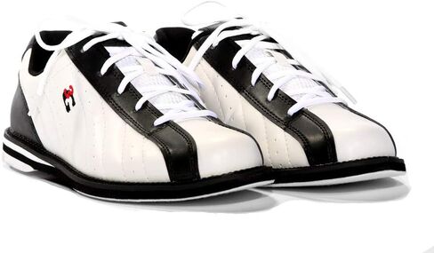 حذاء بولينج للجنسين من Kicks - أسود/أبيض 4 US in Kuwait