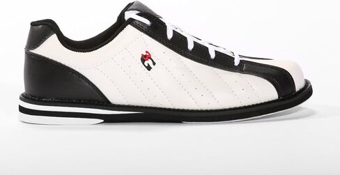 حذاء بولينج للجنسين من Kicks - أسود/أبيض 4 US in Kuwait