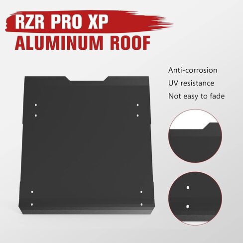 A & UTV PRO Aluminum Roof for 2020 2021 2022 2023 Polaris RZR PRO XP 4 ,Turbo R 4, Heavy Duty 2-Piece 4-Seat Hard ultimate Roof Rack Top Panel Cover Accessories, Replace OEM #2883990-458, Black in Saudi Arabia