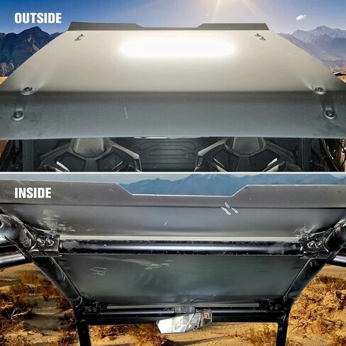 A & UTV PRO Aluminum Roof for 2020 2021 2022 2023 Polaris RZR PRO XP 4 ,Turbo R 4, Heavy Duty 2-Piece 4-Seat Hard ultimate Roof Rack Top Panel Cover Accessories, Replace OEM #2883990-458, Black in Saudi Arabia