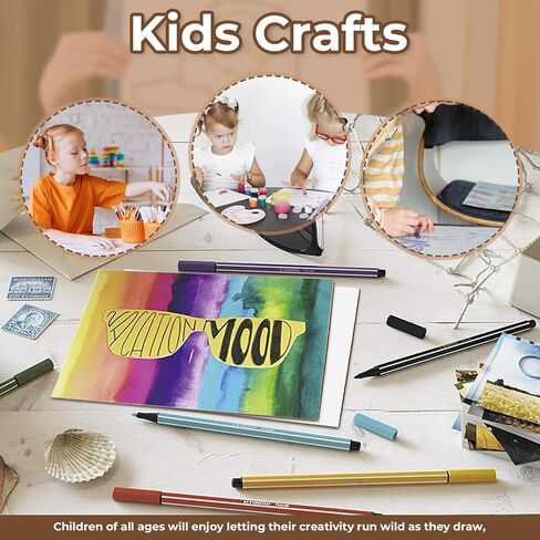 أوراق من الورق المقوى المموج، 8.5 × 11 بوصة من الورق المقوى المسطح، مربعات من الورق المقوى السميك للتغليف والبريد والحرف اليدوية، عبوة من 25 قطعة (أبيض) in Kuwait