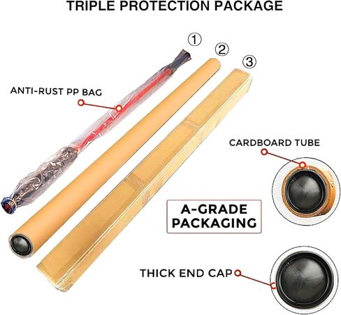 Chong Olympic Barbell 47INCH/4FT EZ Curl Weight Bar, 350lb Capacity Chrome Barbells for Gym Home Strength Training,Weightlifting,Power Lifting in Kuwait