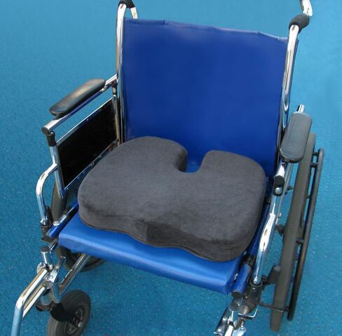 وسادة مقعد من الإسفنج الذكي المعزز بالجل - مثالية لكرسي المكتب ووسادة مقعد السيارة - تساعد على تخفيف آلام عظم الذنب - تقلل الضغط على العصعص والورك - غطاء قابل للغسل غير قابل للانزلاق in Kuwait