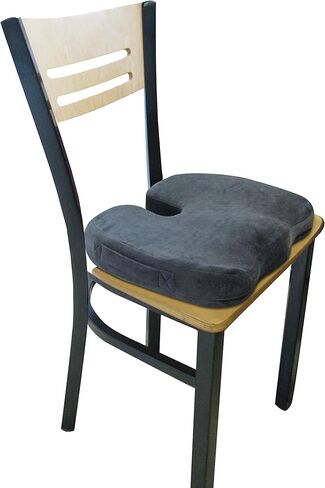 وسادة مقعد من الإسفنج الذكي المعزز بالجل - مثالية لكرسي المكتب ووسادة مقعد السيارة - تساعد على تخفيف آلام عظم الذنب - تقلل الضغط على العصعص والورك - غطاء قابل للغسل غير قابل للانزلاق in Kuwait