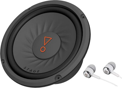 JBL Stage 810 800W Max 8 "Stage Series Single 4 أوم مضخم صوت للسيارة مزود بسماعات أذن Alphasonik in Kuwait