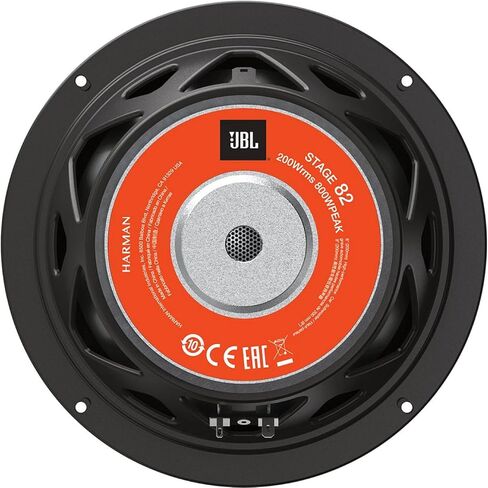 JBL Stage 810 800W Max 8 "Stage Series Single 4 أوم مضخم صوت للسيارة مزود بسماعات أذن Alphasonik in Kuwait