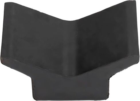 Boat Trailer Rollers and Brackets,4in Universal Black Rubber Bow Stop,Black Rubber Molded Y Bow Stop Boat Trailer Rubber Bow Stop Professional Boat V Block for Yachts Trailers Caravans in Saudi Arabia