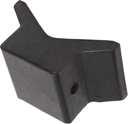 Boat Trailer Rollers and Brackets,4in Universal Black Rubber Bow Stop,Black Rubber Molded Y Bow Stop Boat Trailer Rubber Bow Stop Professional Boat V Block for Yachts Trailers Caravans in Saudi Arabia