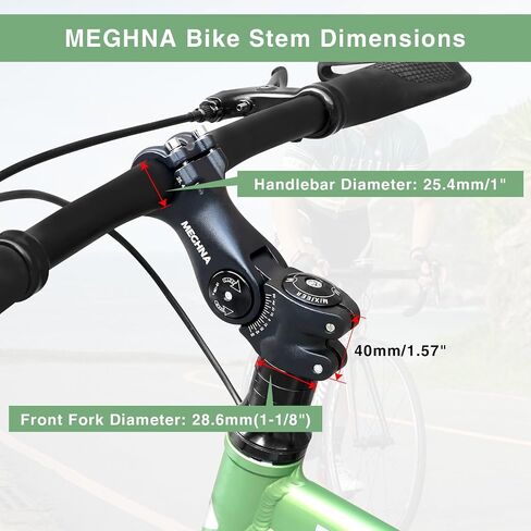 Bike Stem 0-120 Degree Adjustable Stem φ25.4mm Handlebar Bike Stem 110mm for Mountain Bike Road Bike Folding Bike in Saudi Arabia