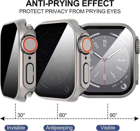 Suoman for Apple Watch Series 10 46mm Screen Protector Case, [ Looks Like Ultra Protector Case ] Tempered Glass Unique Design Case Cover for iWatch Series 10 46mm (Black for iWatch Series 10 46mm) in Saudi Arabia
