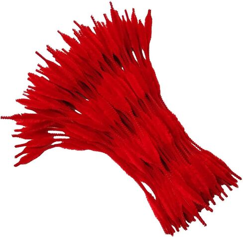 Caryko Fuzzy Bump Chenille Stems منظفات الأنابيب، عبوة من 100 قطعة (مزيج) in Kuwait