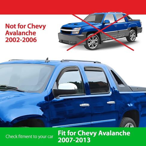 Goodyear Shatterproof in-Channel Window Deflectors for Ford Ranger 2024 SuperCrew, Rain Guards, Window Visors for Cars, Vent Deflector, Car Accessories, 4 pcs - GY008018 in Saudi Arabia
