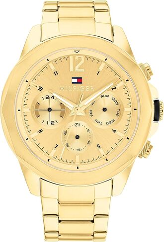 Tommy Hilfiger Men's Multifunction Stainless Steel Case and Link Bracelet Watch, Color: Silver (Model: 1792059) in Kuwait