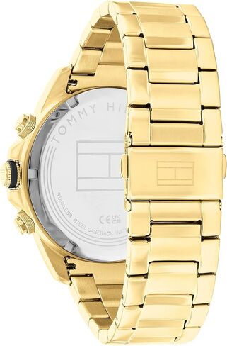 Tommy Hilfiger Men's Multifunction Stainless Steel Case and Link Bracelet Watch, Color: Silver (Model: 1792059) in Kuwait