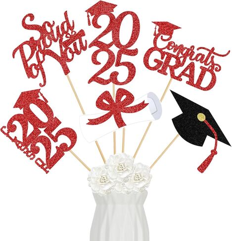 Blue 2024 Graduation Centerpiece Sticks Graduation Party Centerpieces for Tables 2024, Graduation Table Toppers 2024 Blue Class of 2024 Graduation Table Centerpieces Decorations - 24Pcs in Saudi Arabia