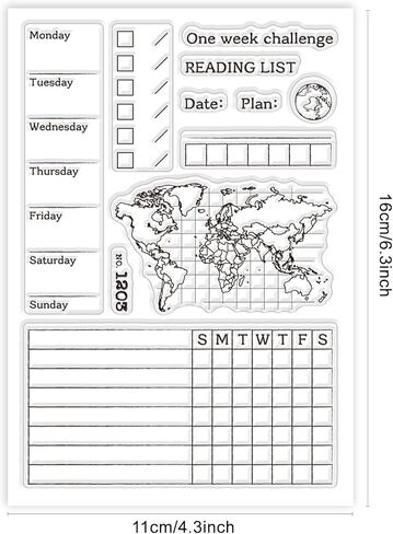 GLOBLELAND Retro Furniture Clear Stamps for DIY Scrapbooking Vintage Phonograph Typewriter Silicone Clear Stamp Seals for Cards Making Photo Album Journal Home Decoration in Kuwait