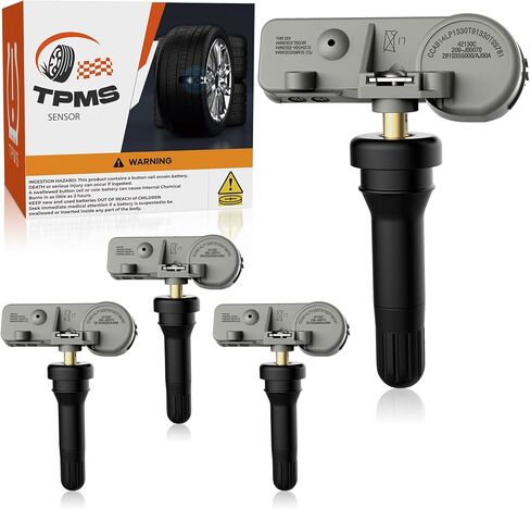 TPMS Tire Pressure Sensor for Toyota Lexus Scion, 315MHz Pre-Programmed Tire Pressure Monitoring System Sensors Carmy Corolla Highlander Sienna Replacement PMV-107J, 42607-33021 4pcs in Kuwait