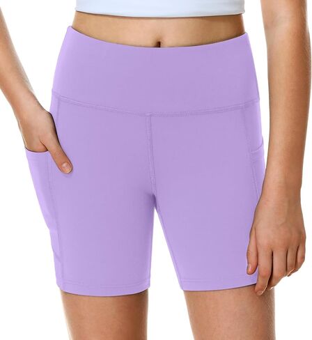 Heathyoga 5" Girls Shorts Volleyball Shorts for Teen Girls Dance Biker Shorts Kids Gymnastics Athletic Spandex Shorts in Kuwait