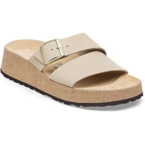 حذاء Almina Nubuck للسيدات من Birkenstock، Sandcastle، 9-9.5 US