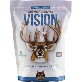 Whitetail Institute Vision Deer Food Plot Seed for Fall Planting - Perennial Blend of Clover, Chicory and Kale to Attract and Hold Deer - Heat, Cold, Drought and Disease Tolerant in Kuwait