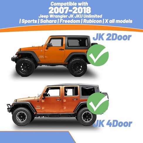 بطانة داخلية للحاجز الأمامي والخلفي للعجلة الأمامية والخلفية لسيارة جيب رانجلر JK & JKU غير المحدودة 2/4 أبواب طراز 2007-2018 in Saudi Arabia