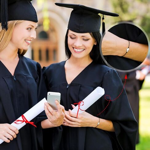 Woanger 50 مجموعات سوار التخرج مجموعة أساور البوصلة قابل للتعديل كبار يهتف الهدايا التذكارية أساور التخرج مع بطاقات ملهمة لهدايا عيد الميلاد غراد المدرسة in Kuwait