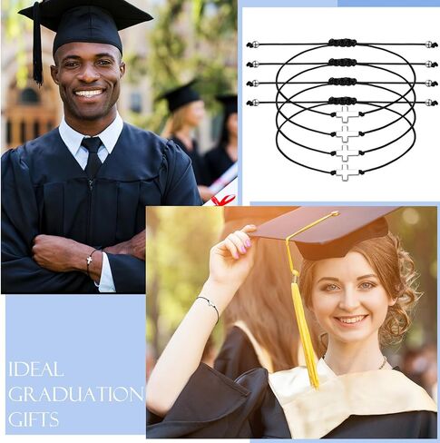 Woanger 50 مجموعات سوار التخرج مجموعة أساور البوصلة قابل للتعديل كبار يهتف الهدايا التذكارية أساور التخرج مع بطاقات ملهمة لهدايا عيد الميلاد غراد المدرسة in Kuwait