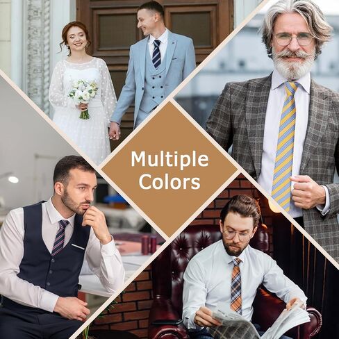 ربطات عنق مخططة للرجال 2.95 بوصة ربطة عنق سوداء منقوشة ربطات عنق رسمية ربطات عنق رجالية كلاسيكية لمكتب الزفاف والأعمال in Kuwait
