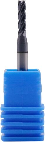 BestParts High Performance 5Pcs Solid Carbide End Mill, AlTiN Coated, 4 Flute, 30 Degree Helix, 1/16" Cutting Diameter, 1/8" Shank Diameter, 1/4" Length of Cut, 1-1/2" Overall Length in Kuwait