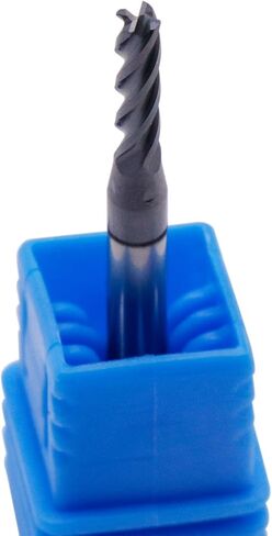 BestParts High Performance 5Pcs Solid Carbide End Mill, AlTiN Coated, 4 Flute, 30 Degree Helix, 1/16" Cutting Diameter, 1/8" Shank Diameter, 1/4" Length of Cut, 1-1/2" Overall Length in Kuwait