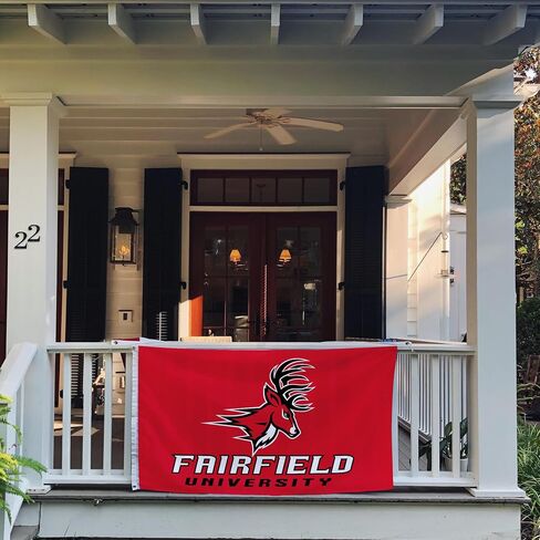 Fairfield University Flag Stags Flags Banners 100% Polyester Indoor Outdoor 3x5 (Design B) in Saudi Arabia