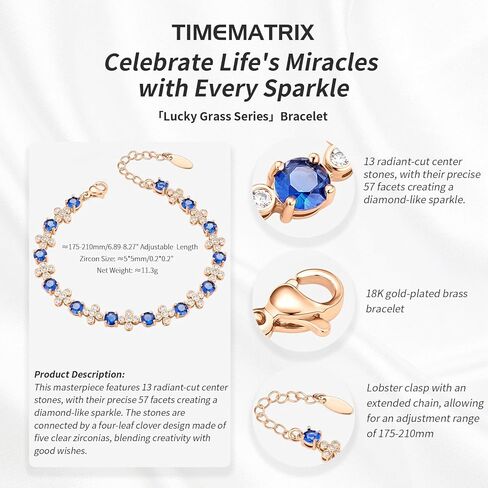 سوار ذهبي مزخرف بأحجار الزركونيا المكعبة باللون الأزرق/الأحمر/الأخضر/الأرجواني للنساء، سوار عصري مطلي بالذهب عيار 18 قيراط، هدية للزوجة الصديقة والأم in Kuwait