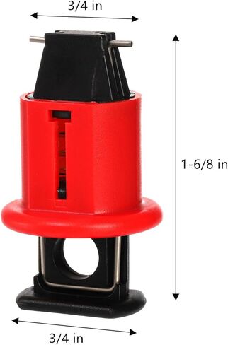 Frcctre 12 حزمة دبوس في جهاز قفل قواطع الدائرة القياسية، قفل تبديل جهاز Loto مصغر من الدرجة الصناعية للقفل الكهربائي، متوافق مع OSHA in Kuwait